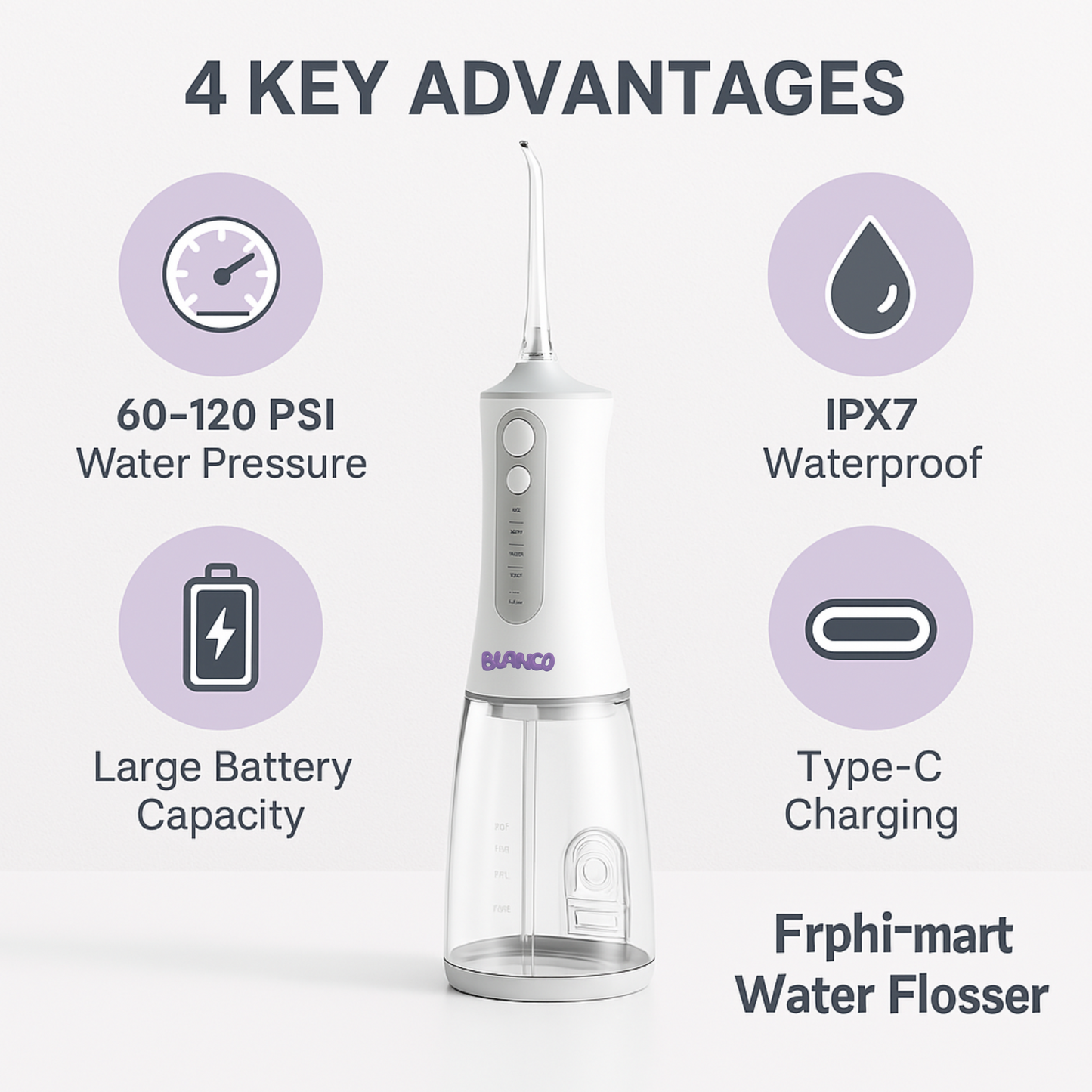 Blanco PowerJet+ Cordless Water Flosser